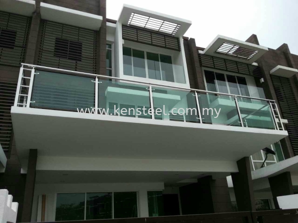 SS304 Glass fencing_001 Stainless steel Glass fencing Seri Kembangan, Selangor, Kuala Lumpur, KL, Malaysia. Supplier, Suppliers, Supplies, Supply | Kensteel