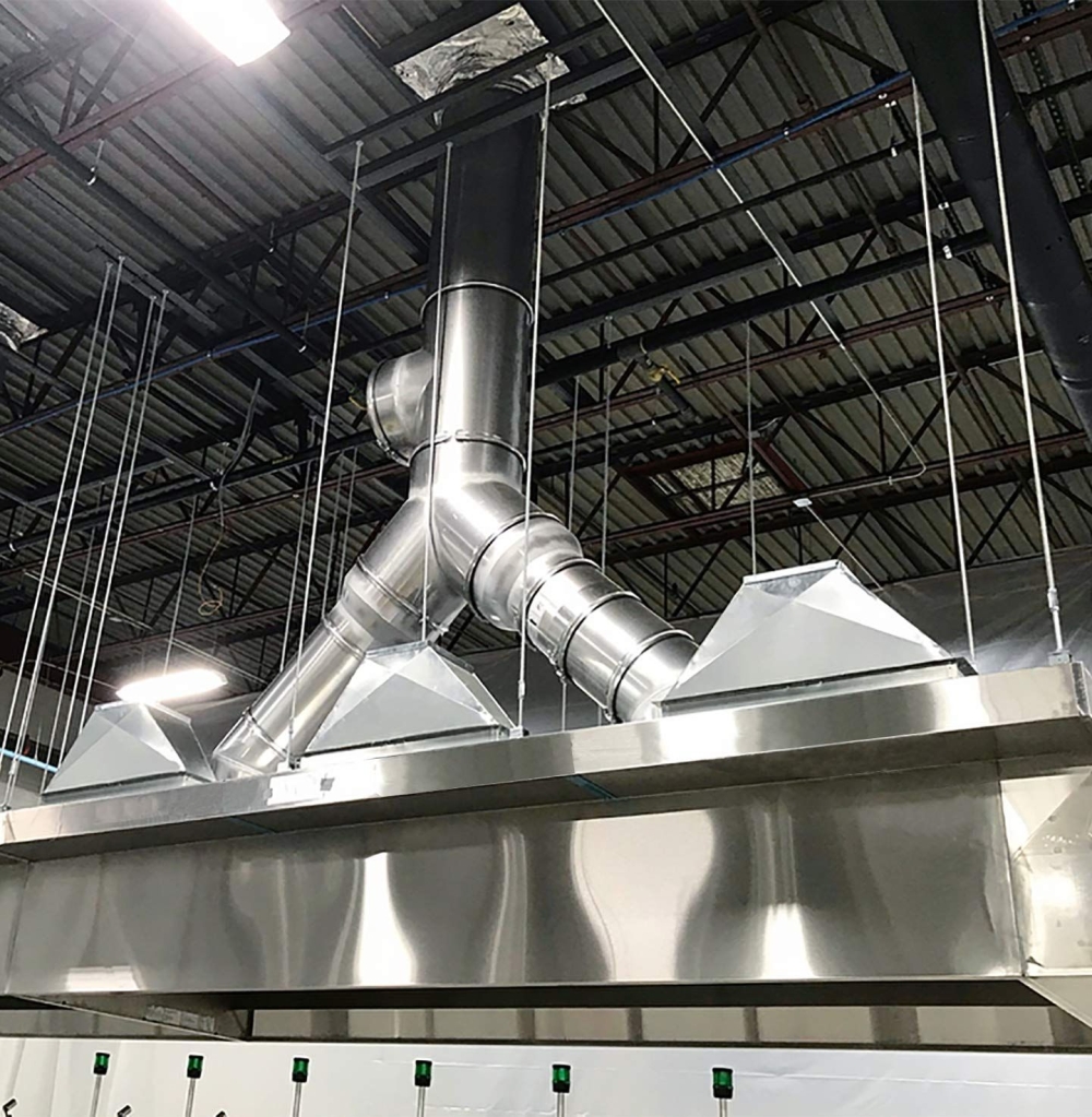 Welded Stainless Steel Grease Ducts