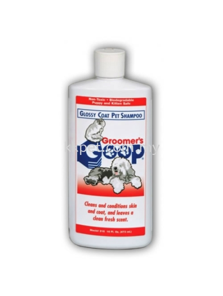 Groomer Goop Glossy Coat Pet Shampoo 473ml Cat Cleaning Kits Cat Grooming Kuala Lumpur (KL), Malaysia, Selangor, Setapak, Sungai Buloh, Gombak Supplier, Retailer, Supply, Supplies | KK Evrim Sdn Bhd