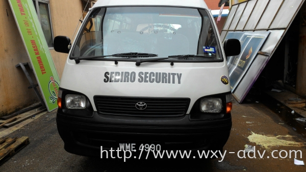 Sebiro Security  Van Sticker Lorry Van Sticker Johor Bahru (JB), Malaysia Advertising, Printing, Signboard,  Design | Xuan Yao Advertising Sdn Bhd