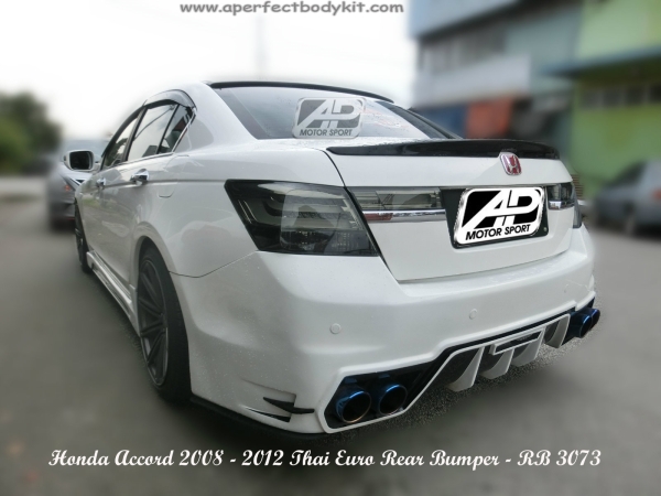 Honda Accord 2008 Thai Euro Rear Bumper  Accord 2008 Honda Johor Bahru JB Malaysia Body Kits | A Perfect Motor Sport