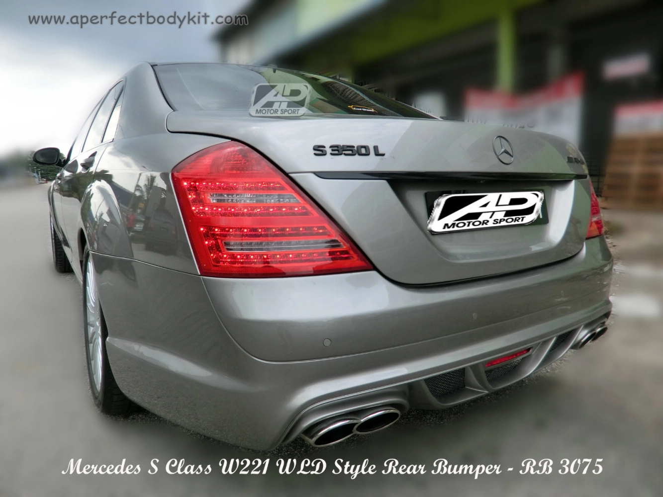 Mercedes S Class W221 WLD Rear Bumper Johor Bahru JB Malaysia Body Kits ...