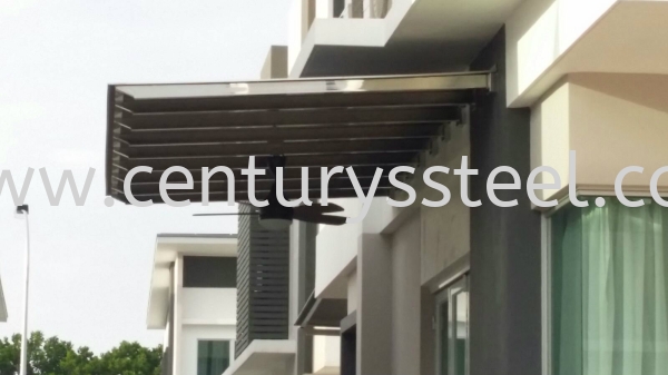  Awning (ACP, Skylight, Polycarbonate, Stainless Steel, Metal) Johor Bahru (JB), Johor, Malaysia, Singapore Supplier, Suppliers, Supply, Supplies | CENTURY STAINLESS STEEL 1 TRADING