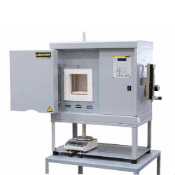 High temperature furnaces with scale for determination of combustion loss and thermographical analysis up to 1750°C