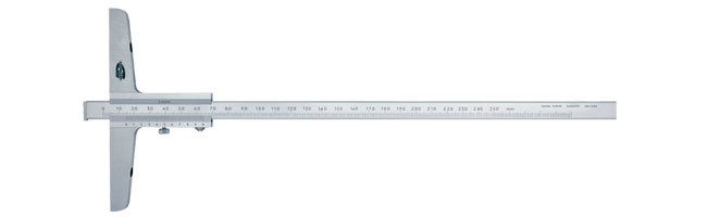 Standard gage - Depth calipers -  with vernier and rotary stop plate