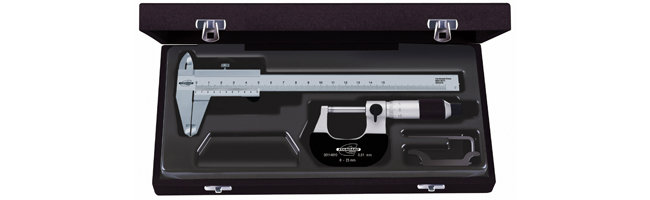Standard gage - Tool set - with vernier reading, metric
