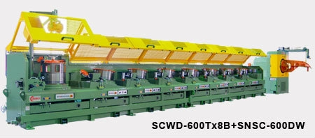 SCWD-600Tx8B+SNSC-600DW Multi block coiling machine Wire Drawing Machinery Selangor, Kuala Lumpur (KL), Puchong, Malaysia Supplier, Suppliers, Supply, Supplies | Young Jou Machinery Sdn Bhd