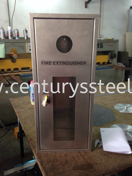  Tampoi Stainless Steel Fire Extinguisher Cabinet Johor Bahru (JB), Johor, Malaysia, Singapore Supplier, Suppliers, Supply, Supplies | CENTURY STAINLESS STEEL 1 TRADING