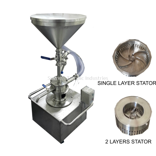 VT300-10 7.5kW/10hp Vertical Inline Homogenizer ORDER CODE:6509300 VT300 Dyna-Flyers 50 - 10,000Liter Vertical Inline Homogenizer Seri Kembangan, Selangor, Malaysia Fabrication Supplier Supply Manufacturer | Success Technic Industries