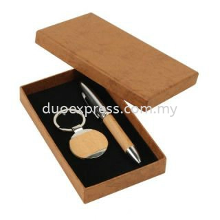 2 in 1 Wooden Gift Set (Round) BG-5001