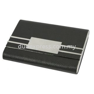 Double Sided PU Name Card Holder (BG-8749)