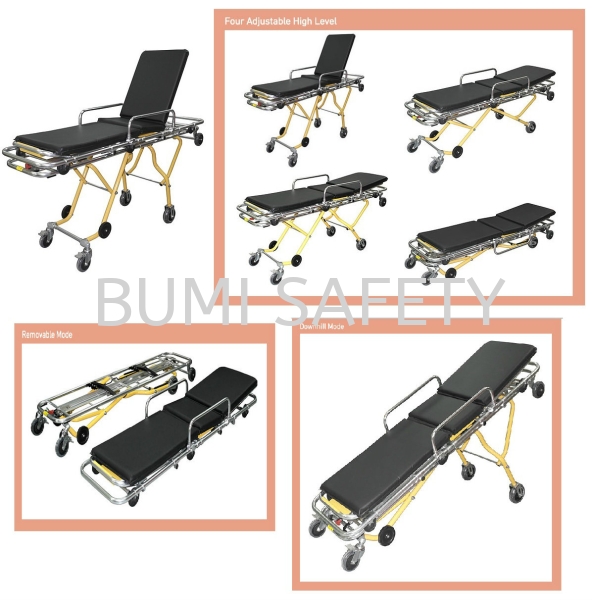 Ambulance Stretcher (BN-02-AS) Medical Equipment Selangor, Kuala Lumpur (KL), Puchong, Malaysia Supplier, Suppliers, Supply, Supplies | Bumi Nilam Safety Sdn Bhd