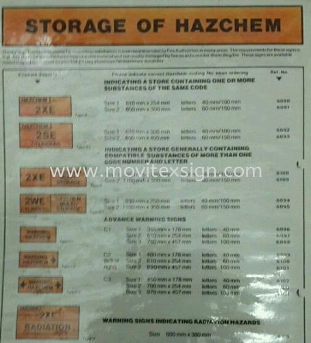 hazcham jb for storage safety sign or label Sticker