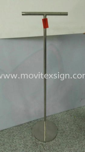 sign pole/stainless steel pole