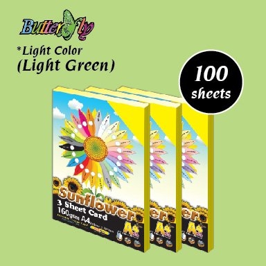 3 Sheet Plain Card - Light Green Plain Card (120g-250g) Paper and Card Products ֽ Petaling Jaya (PJ), Selangor, Kuala Lumpur (KL), Malaysia. Supplier, Supply, Supplies, Service | Sun Master Fancy Paper Sdn Bhd