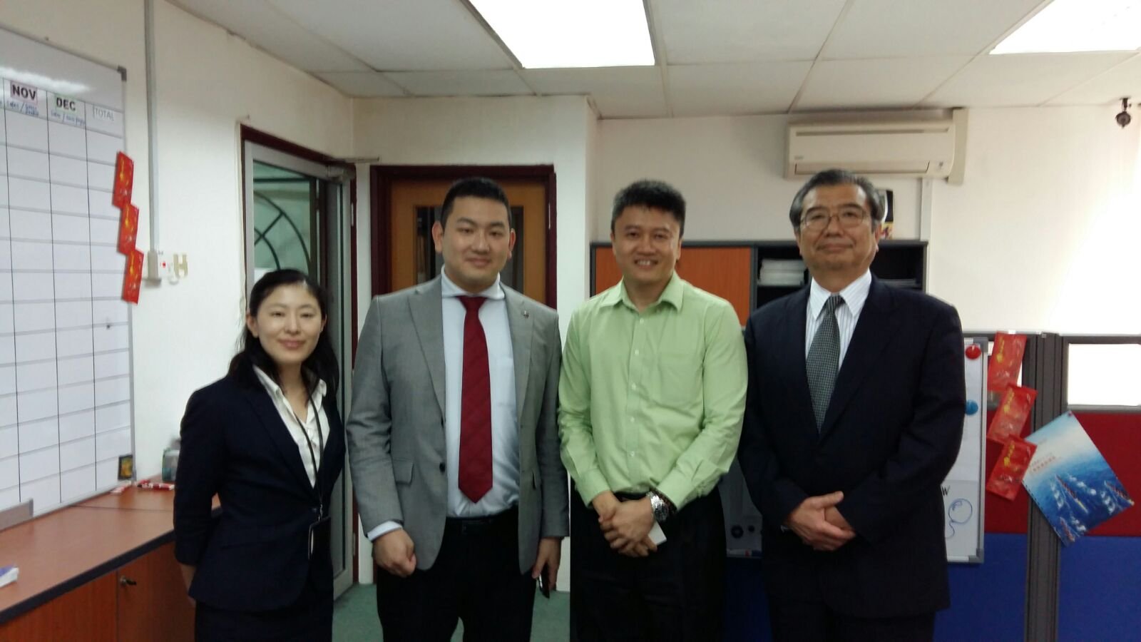 Visitor from Jetro and Hirokazu Japan Manufacturers