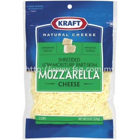 Kraft Shredded Mozzarella Kraft Cheese  Cheese Kuala Lumpur (KL), Selangor, Malaysia Supplier, Supply, Supplies, Distributor | Five Star Gourmet Sdn Bhd