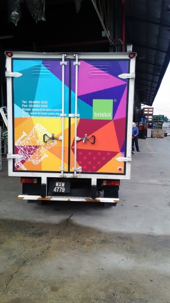  Lorry Wrapping Sticker Vehicle Wrapping Seri Kembangan, Selangor, Kuala Lumpur, KL, Malaysia. Service, Supplier, Supplies, Supply | Color Dot Com Sdn Bhd