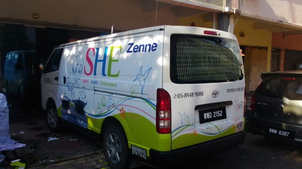  Van Wrapping Sticker Vehicle Wrapping Seri Kembangan, Selangor, Kuala Lumpur, KL, Malaysia. Service, Supplier, Supplies, Supply | Color Dot Com Sdn Bhd