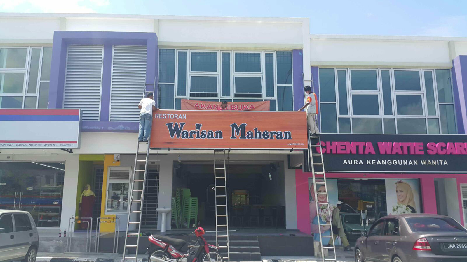 Warisan Maheran Lightbox Signage