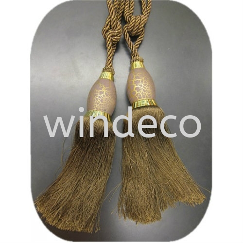 Tassel 03 (Brown)  Tieback / Tassel Accessories Johor Bahru (JB), Masai, Desa Tebrau Supplier, Suppliers, Supply, Supplies | Windeco Curtain