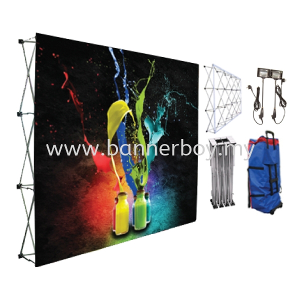 Velcro Popup Backdrop, Lightweight Backdrop, Fabric Backdrop Backdrop Display Solutions Selangor, Kuala Lumpur (KL), Malaysia, Seri Kembangan Service, Supplier, Supply, Supplies | Ted Print Sdn Bhd