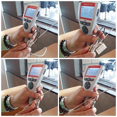 How to measure the zinc coating thickness on a steel wire of 3mm diameter