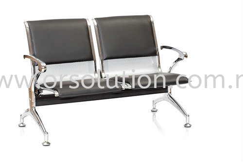 Link_Chair_Aluminum_Pu Seat_2 seater Link Chair Office Chair Johor Bahru (JB), Malaysia, Ekoflora Supplier, Suppliers, Supply, Supplies | OR Solution