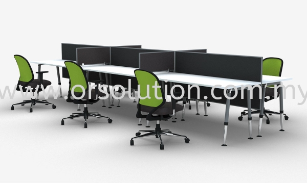 CR6 (4) Desking System-Rectangular-Cluster Of 6 Office Partition Systems Johor Bahru (JB), Malaysia, Ekoflora Supplier, Suppliers, Supply, Supplies | OR Solution