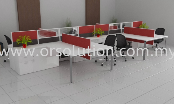 AL8 (8) Workstation System-Pyramid Office Partition Systems Johor Bahru (JB), Malaysia, Ekoflora Supplier, Suppliers, Supply, Supplies | OR Solution