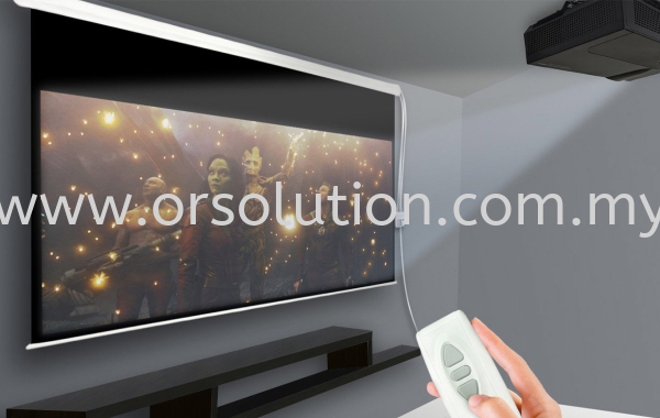 Projector-Screen-Automatic Projector Screen Whiteboard Johor Bahru (JB), Malaysia, Ekoflora Supplier, Suppliers, Supply, Supplies | OR Solution