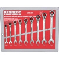 KEN-582-6796K - REVERSIBLE COMBINATION SPANNER SET 9PC