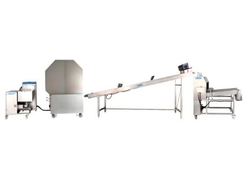 Auto Spring Roll, Samosa Pastry Sheet Making Machine (Double Baking Drum Type)(HM-660)