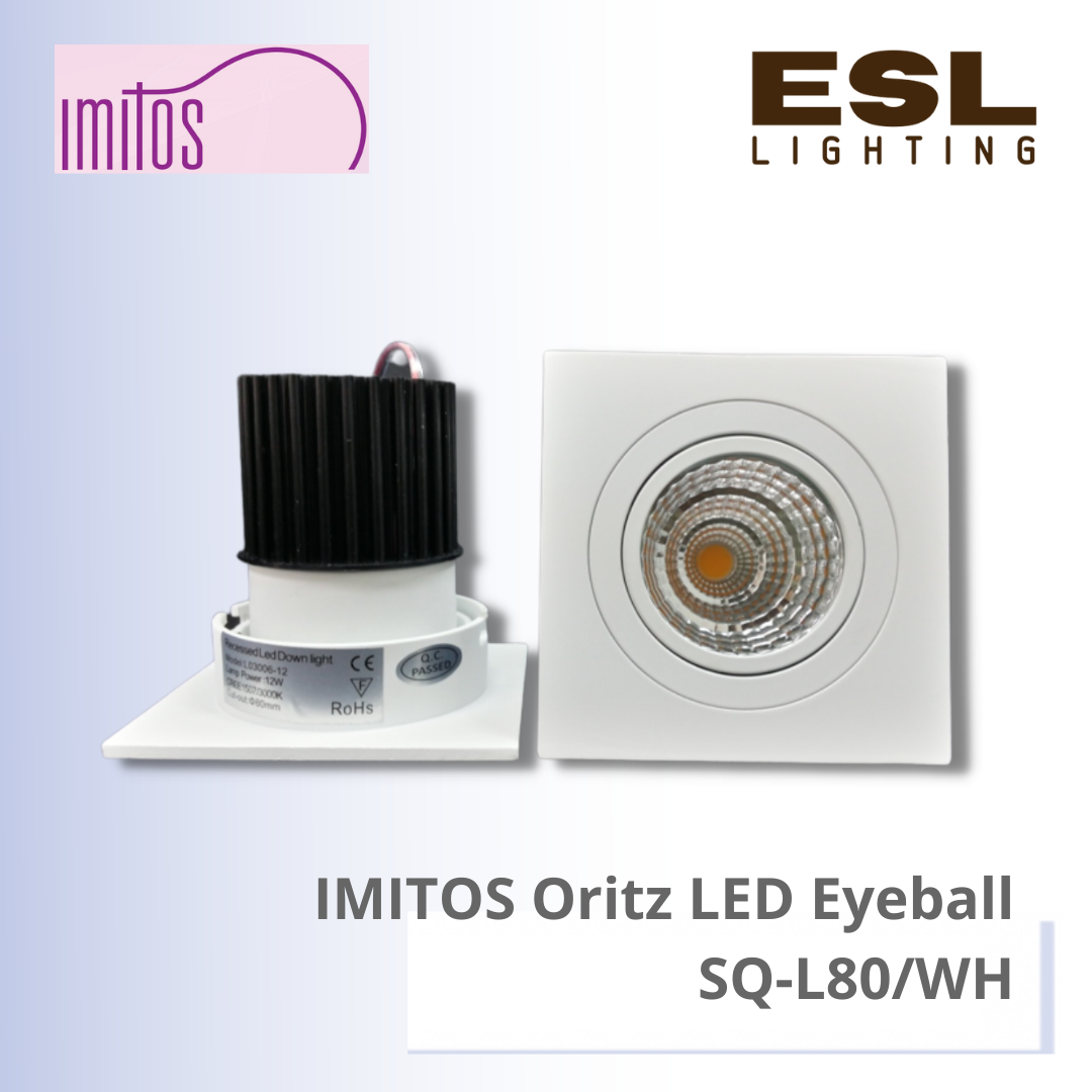 IMITOS Oritz LED EYEBALL 14W - SQ-L80/WH 