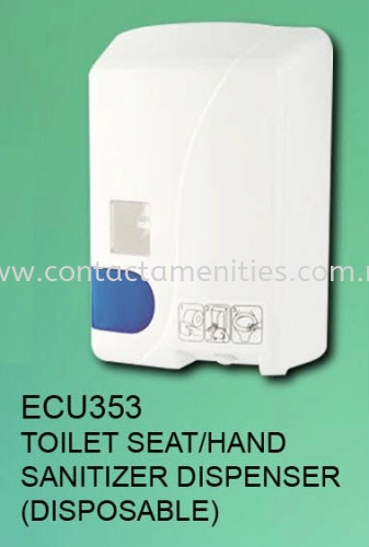 ECU353 - Toilet Seat/Hand Sanitizer Dispenser