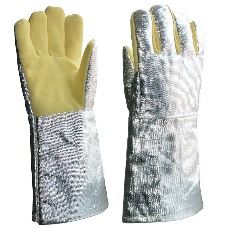 aluminised gloves