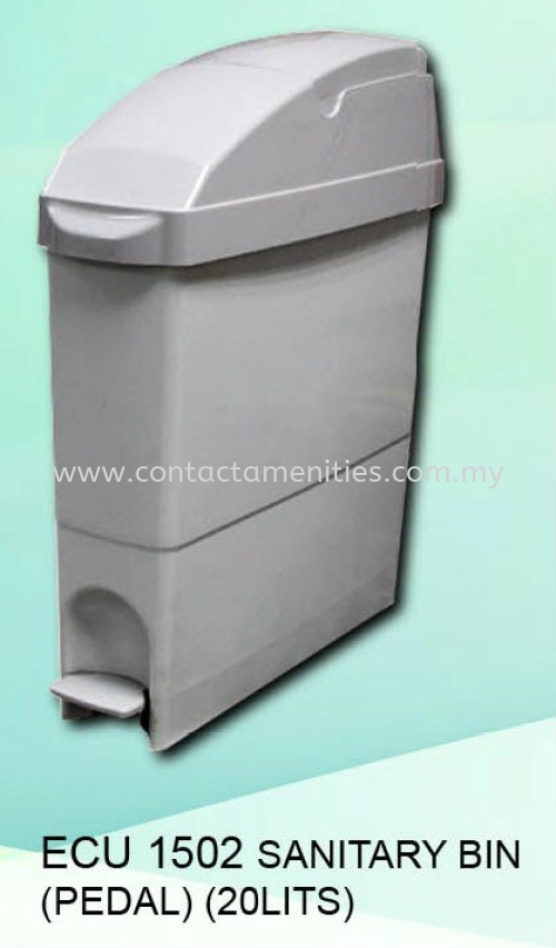 ECU1502 - Sanitary Bin c/w Pedal (20L)