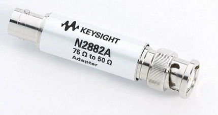 N2882A 75Ω to 50Ω BNC adapter