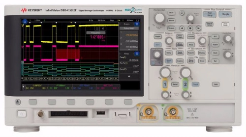 DSOX3012T Oscilloscope: 100 MHz, 2 Analog Channels