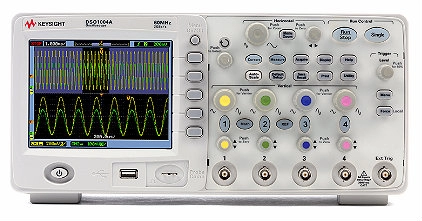 DSO1014A Oscilloscope, 100 MHz, 4 Analog Channels