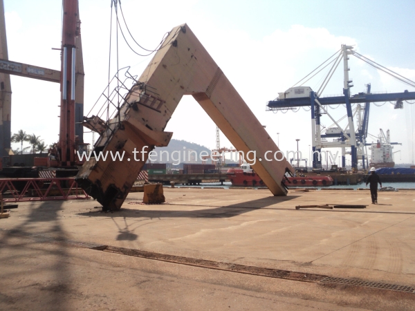  Kuantan Port Dismantled Quay Crane / Container Crane  Johor Bahru (JB), Malaysia, Selangor, Kuala Lumpur (KL), Shah Alam Supplier, Supply, Supplies, Service | TF Engineering Services Sdn Bhd