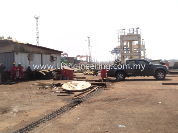  Kuantan Port Dismantled Quay Crane / Container Crane  Johor Bahru (JB), Malaysia, Selangor, Kuala Lumpur (KL), Shah Alam Supplier, Supply, Supplies, Service | TF Engineering Services Sdn Bhd