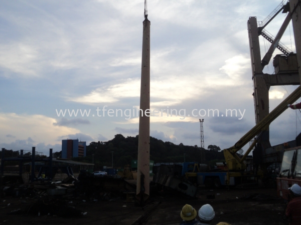  Kuantan Port Dismantled Quay Crane / Container Crane  Johor Bahru (JB), Malaysia, Selangor, Kuala Lumpur (KL), Shah Alam Supplier, Supply, Supplies, Service | TF Engineering Services Sdn Bhd