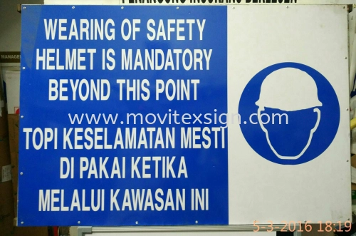 safety signboard for  cash n carry best price size 2x3ft 4 pices Only