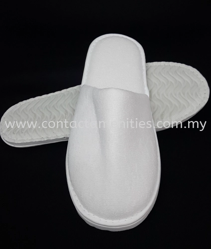 Terry Towel Slipper - White