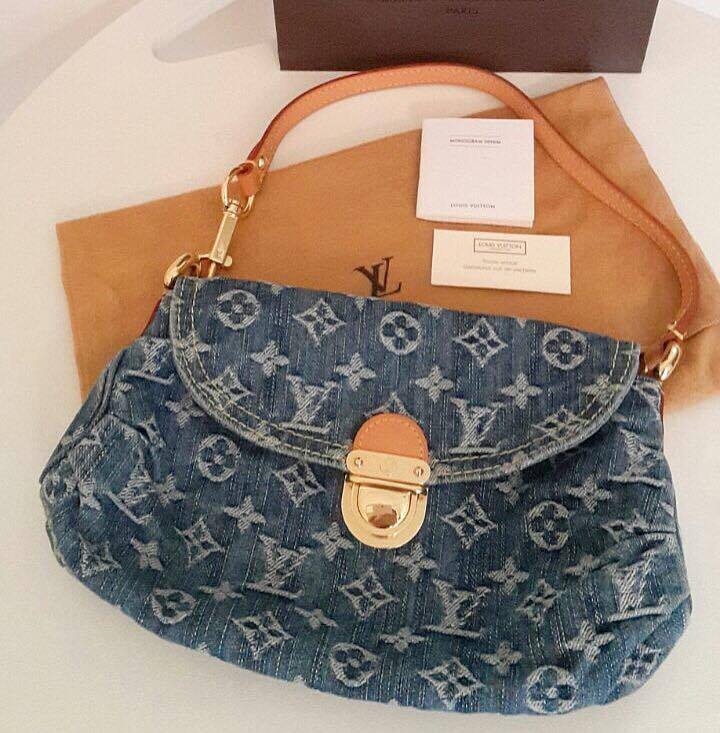 SOLD) Louis Vuitton Denim Pleaty Louis Vuitton Kuala Lumpur (KL