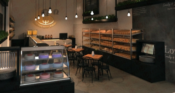 Well arrangement & spacious Bakery Shop Entrance of Bakery Shop BISCOTTI BITES BAKERY SHOP MODERN INDUSTRIAL DESIGN IN JAYA SHOPPING MALL Shah Alam, Selangor, Kuala Lumpur (KL), Malaysia Service, Interior Design, Construction, Renovation | Lazern Sdn Bhd