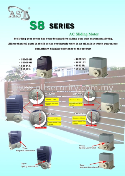 AST S8 AC Sliding Motor AST Զϵͳ   Manufacturer, Supplier, Supply, Supplies | AST Automation Pte Ltd