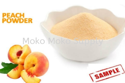 Peach powder