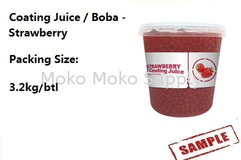 Coating Juice - Strawberry Coating Juice Topping Penang, Malaysia, Raja Uda Supplier, Suppliers, Supply, Supplies | Moko Moko Supply